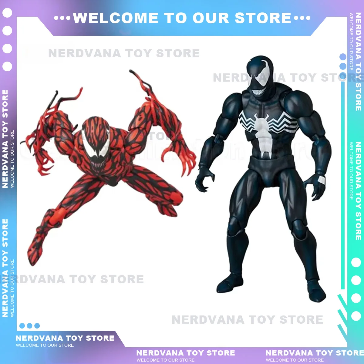 100% juguete Medicom Original MAFEX No.088 No.118 Carnage COMIC Ver Spider Man PVC figura de acción de Anime regalos en miniatura juguetes personalizados