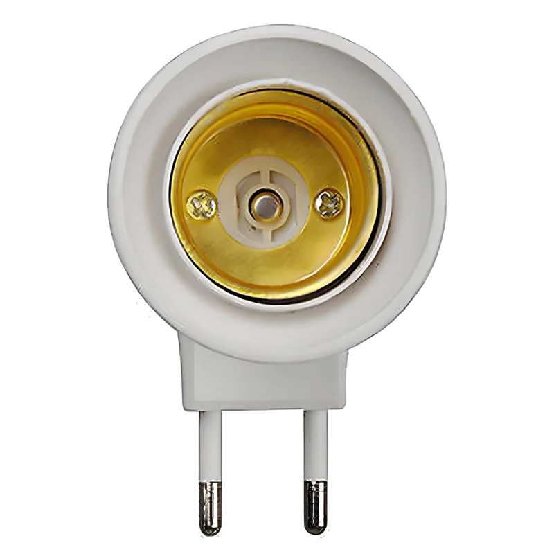 

【B07R】E27 Lamp Socket Adapter With Switch Plastic Standard Screw-In Socket Outlet Converter Bulbs For Home EU Plug