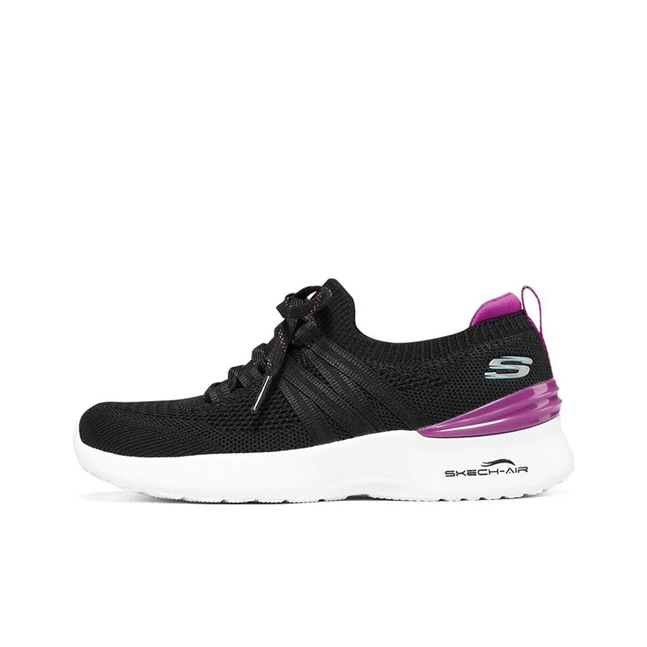 Skechers Skech Air Dynamight Mesh, Textile Low top Casual Shoes Women's Black Purple 149750-BKPR