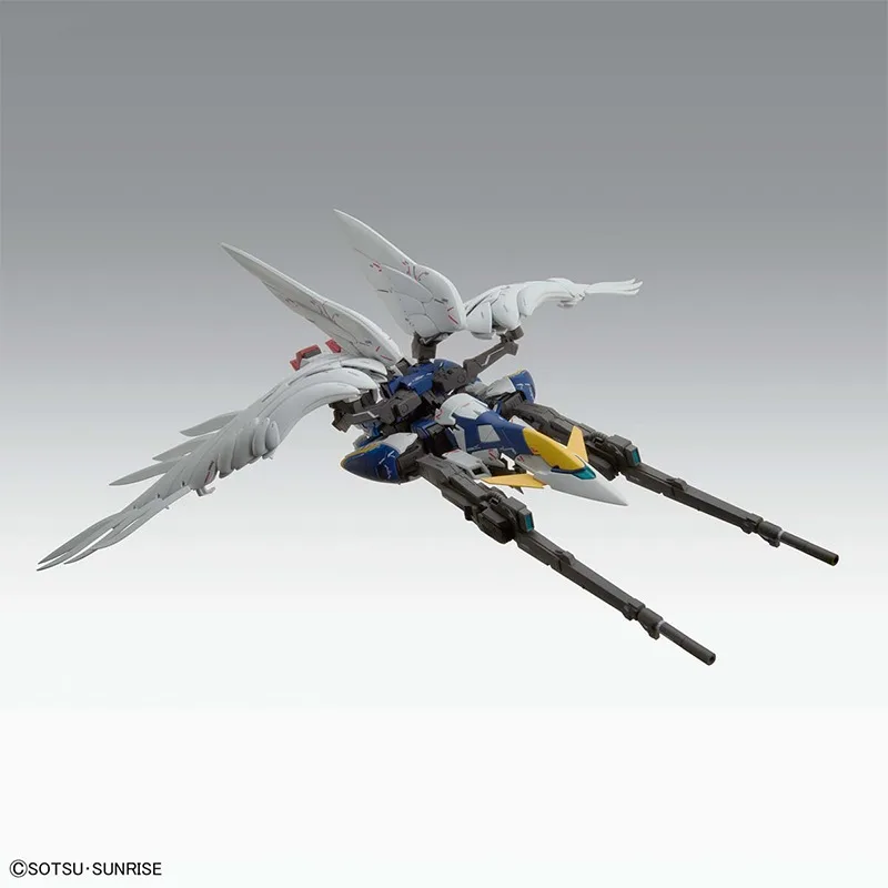 Original genuíno bandai anime asa gundam zero ew ver. ka mg 1/100 montagem modelo brinquedos figura de ação presentes ornamentos colecionáveis