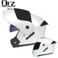Dual Visors Helmets Modular Motorcycle Helmet Flip up Open Full Face Helmet Moto Casque Casco Motocicleta Capacete