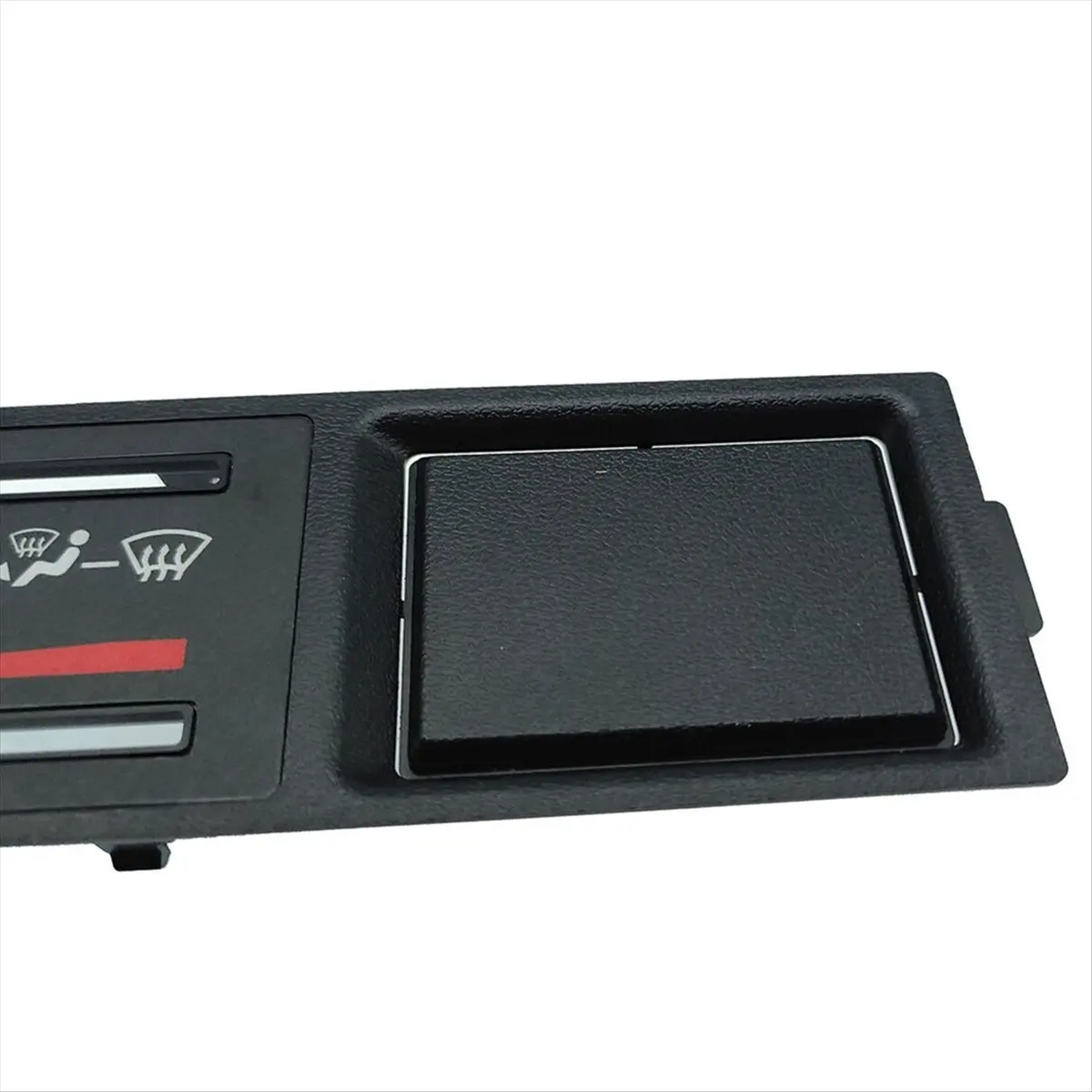 #49M Control Panel,55519-89143 Car Heater Climate Control Panel with 4 Knobs (Black)