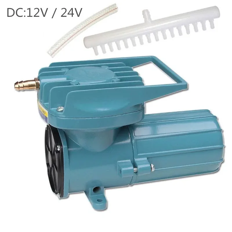 High Power 12V 24V Permanent Magnet Type Membrane Compressor For Aquarium Add Oxygen Fish Air Pump