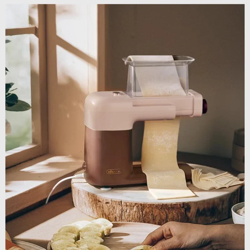 ماكينة صنع المكرونة المنزلية الأوتوماتيكية بالكامل ماكينة ضغط المعكرونة الكهربائية الصغيرة قطعة أثرية متعددة الوظائف زلابية فطيرة باللحم #6