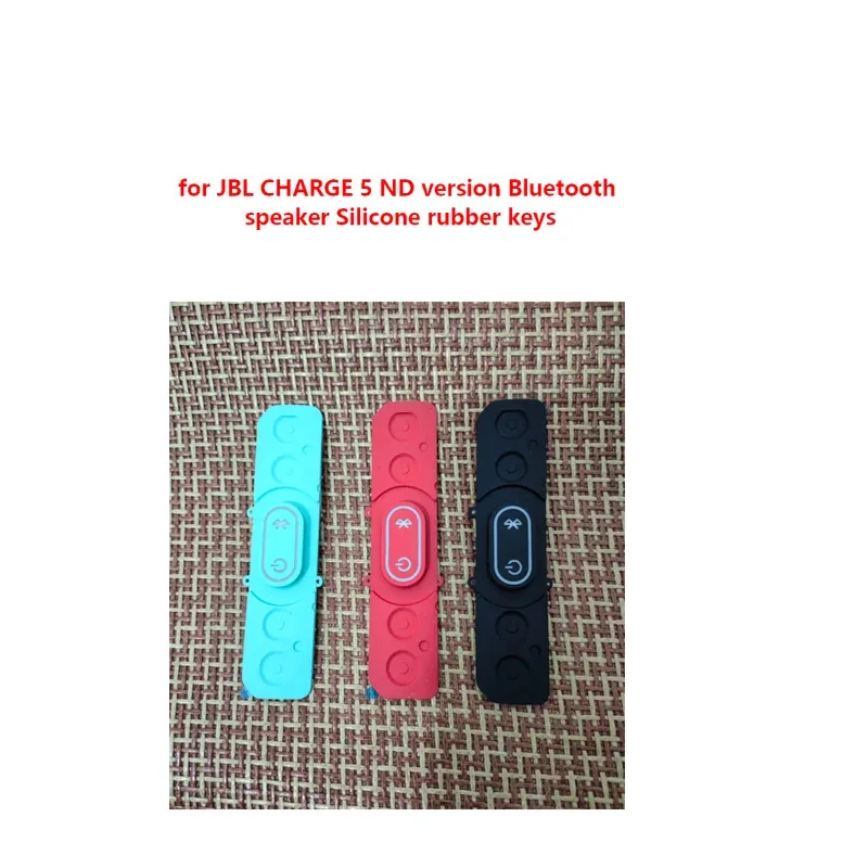 Reemplazo original para JBL CHARGE 5 ND versión Altavoz Bluetooth teclas de goma de silicona carga 5 ND versión piezas de reparación