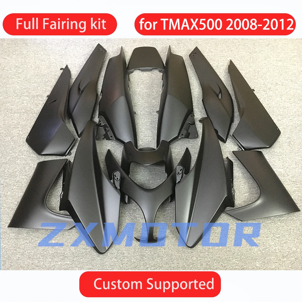 

Крутой комплект обтекателей TMAX 500 2008 2009 2010 2011 2012, черный комплект обтекателей для мотоцикла, обтекатель для YAMAHA TMAX 500