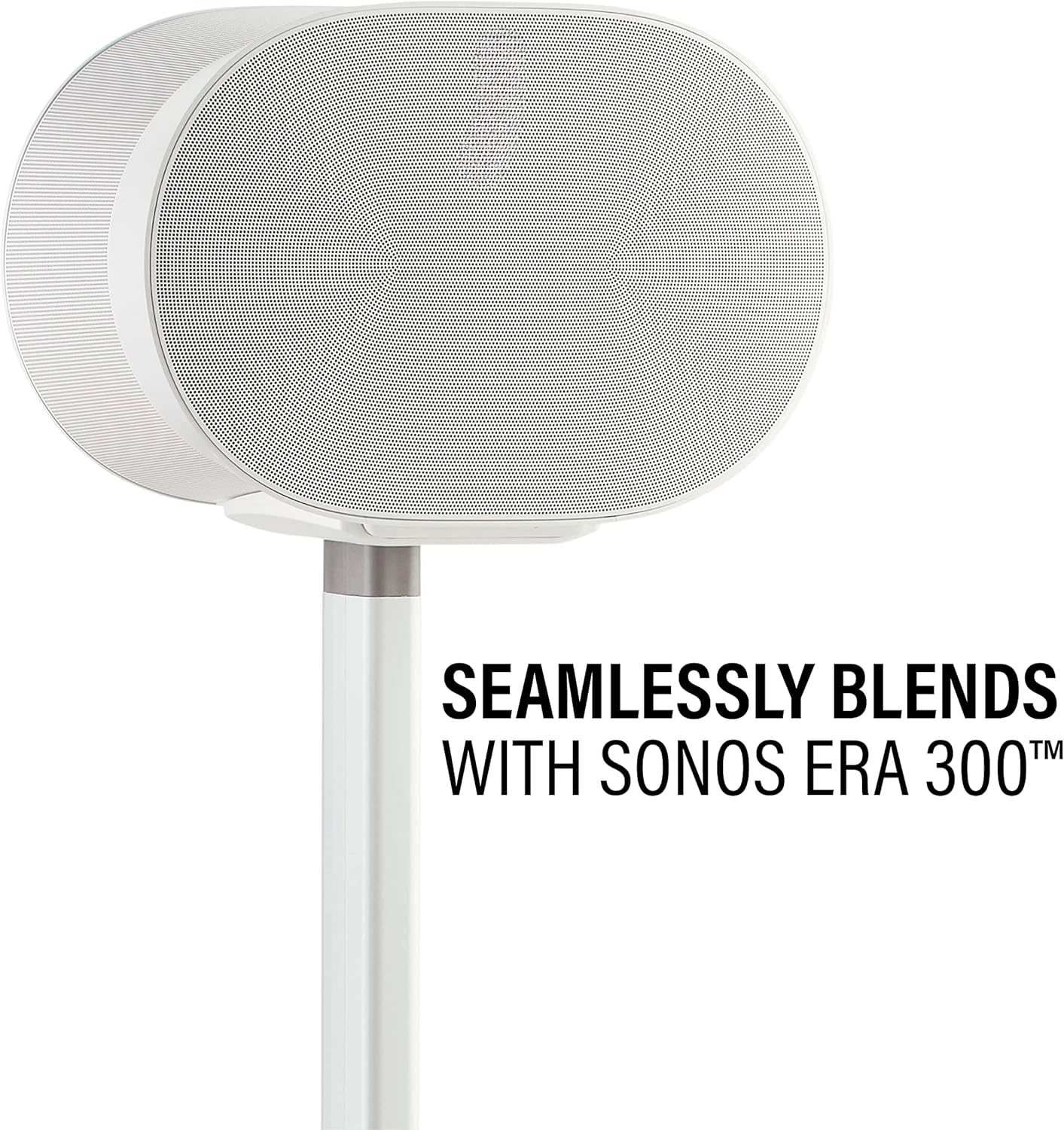 Wireless Speaker Stands for ERA 300™ (White) - Pair, Perfect Stand Setup for Easy and Secure Mounting of New Sonos Era