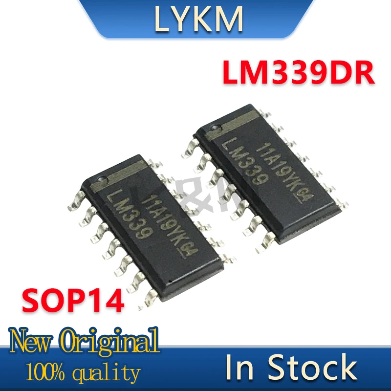20-100/PCS New Original LM339DR LM339 SOP14 four-channel voltage comparator chip In Stock