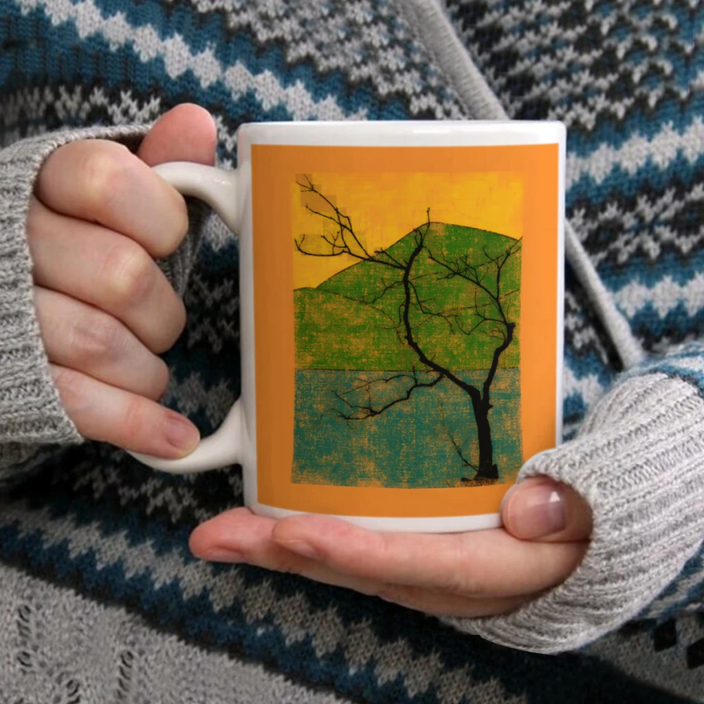 

Lone Tree reworkCoffee Mug Tea Cup 11oz Coffee Cup Funny Birthday Ceramic Mug Personalized Cup