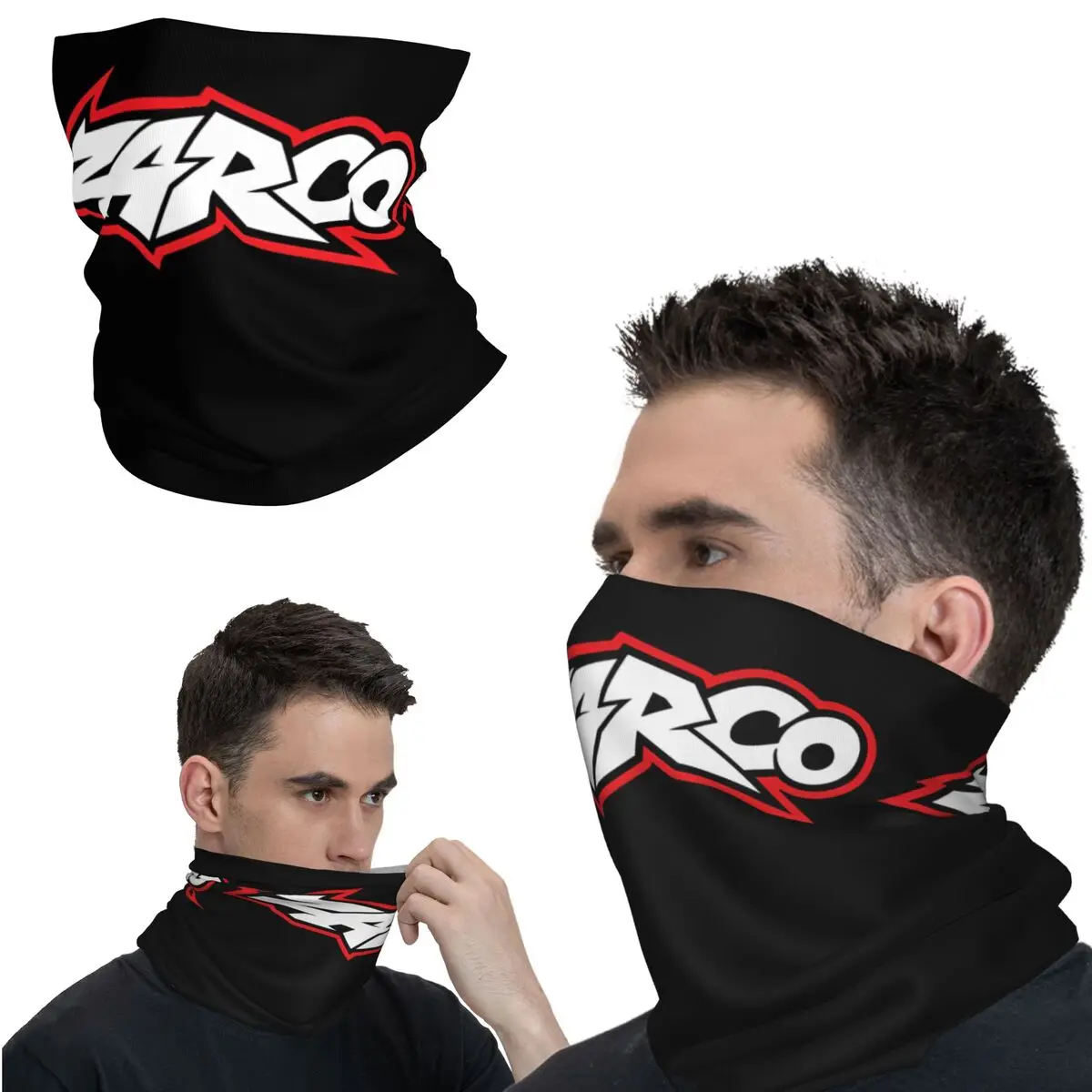 

Silly Bandana Neck Cover Motorcycle Club Johann Zarco 5 Face Scarf Balaclava Cycling Unisex Adult Windproof