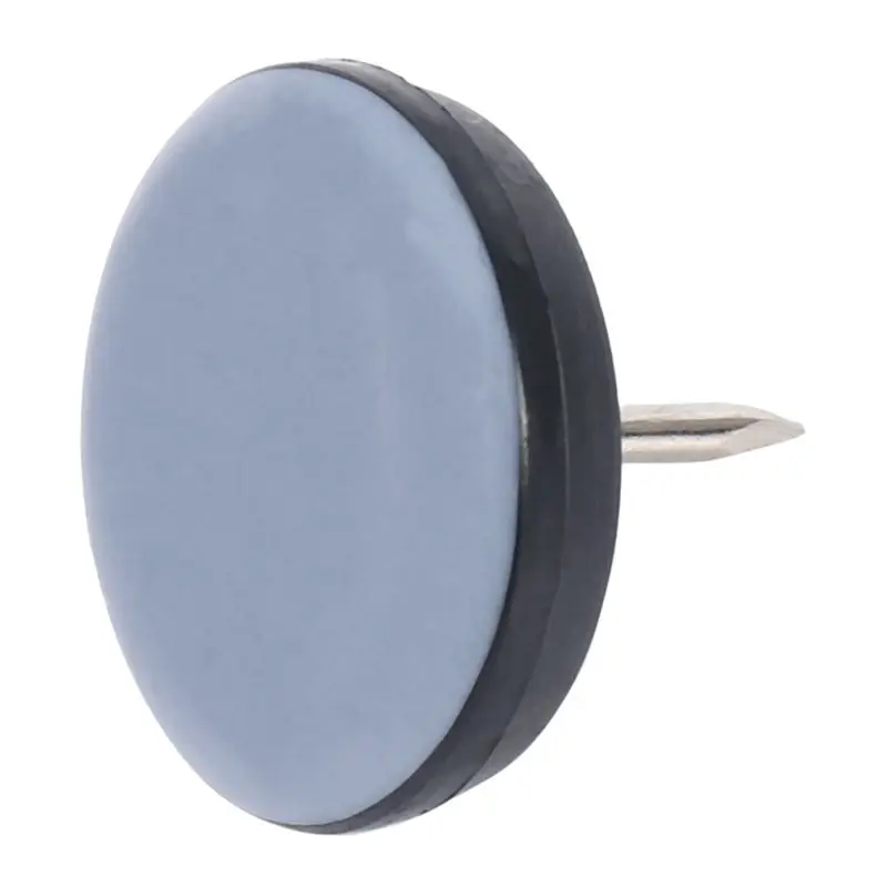 A98E-80Pcs 25Mm Chair Gliders Furniture Sliders PTFE Easy Moving Pads Round With Nail Feet Protector For Hardwood Floor