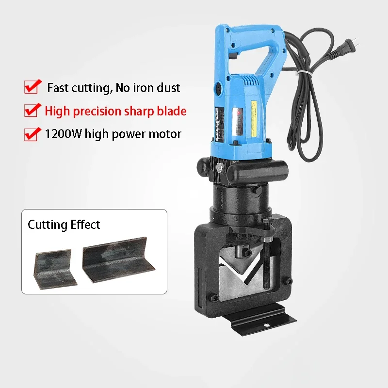 Hydraulic Angle Steel Cutting Machine Electric Angle Steel Cutter JP-60 Portable Angle Iron Quick Cutter Angle Iron Cutting Tool