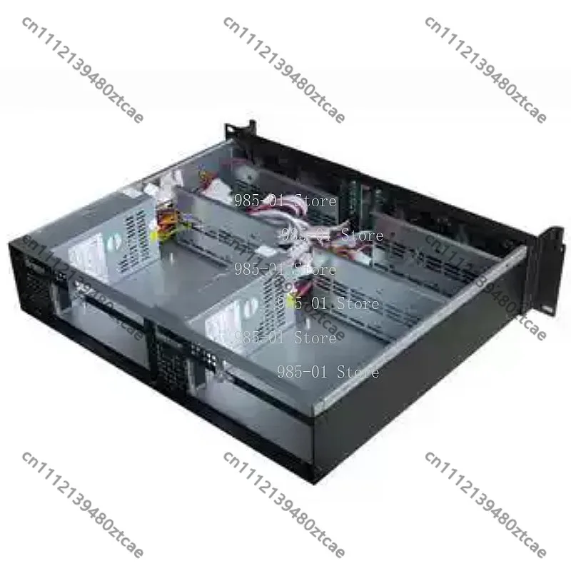 2U Mini ITX Dual System Industrial Rackmount Case for Server Control