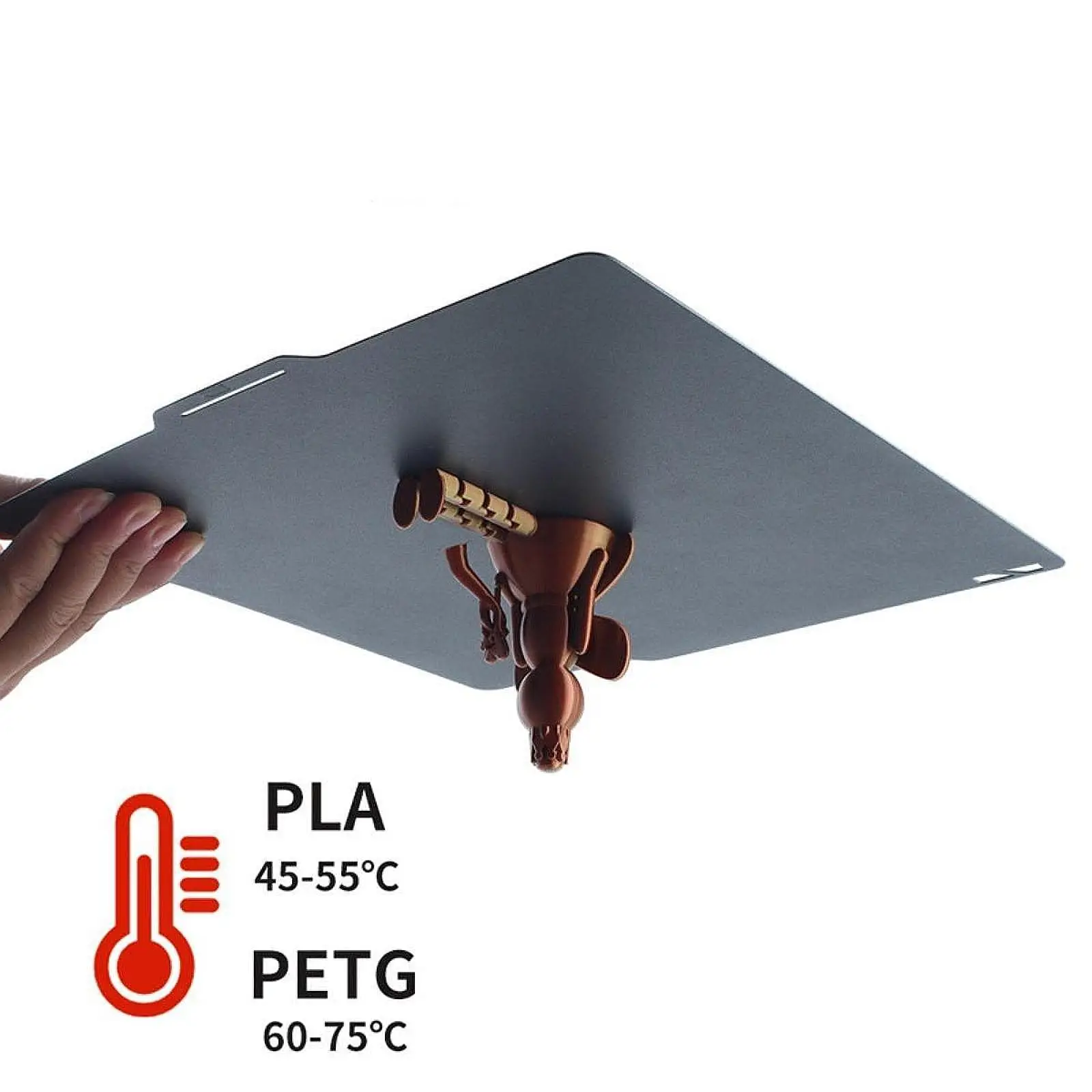 3D-printer bouwplaat Bedplaat Hechting Flexibel printplatform Eenvoudig te gebruiken 3D-printaccessoires Dubbelzijdig voor PA