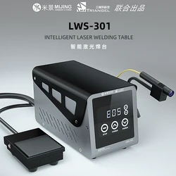 MiJing LWS-301 지능형 레이저 용접 납땜 스테이션, 마더보드용 무료 열풍 CPU 디검밍 수리 분해