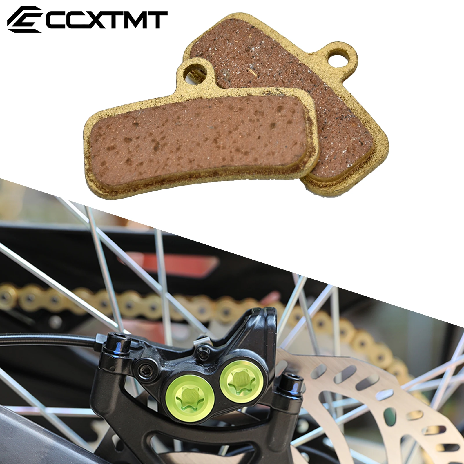 Electric Motocross Accessories Metal & Brass Alloys Front and Rear Silent Brake Pads For Surron Sur Ron Sur-Ron Light Bee Parts