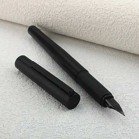 Jinhao 35 만년필 럭셔리 우아한 올 매트 블랙 바디 EF/F 펜촉 서예 잉크 펜 학교 사무용품 문구