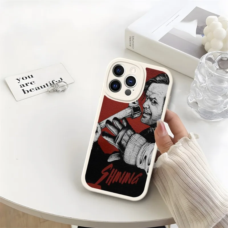 The Shining Stanley Kubrick Movie Phone Case White For IPhone 14 11 13 12 Pro Max Mini Xs X Xr 7 8 Plus SE2020 Leather Coque