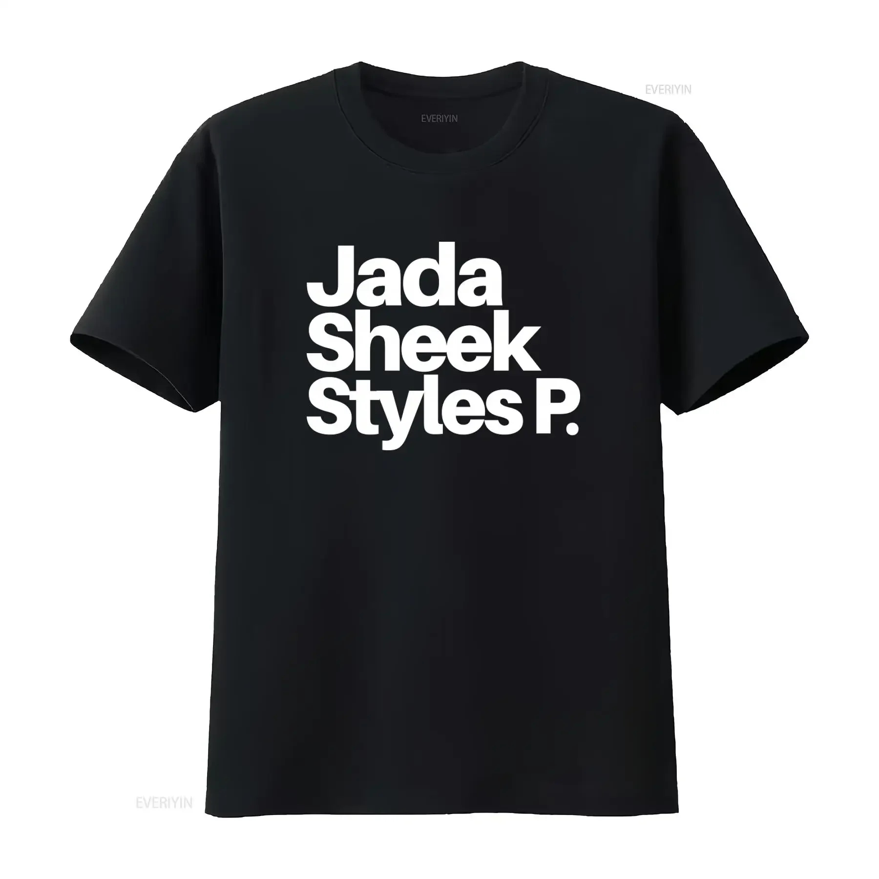 Camiseta Jada Sheek Styles P 90s Hip Hop Rap Verzuz Vs Dipset, estilo vintage lavado, informal, gráfico, streetwear para hombre