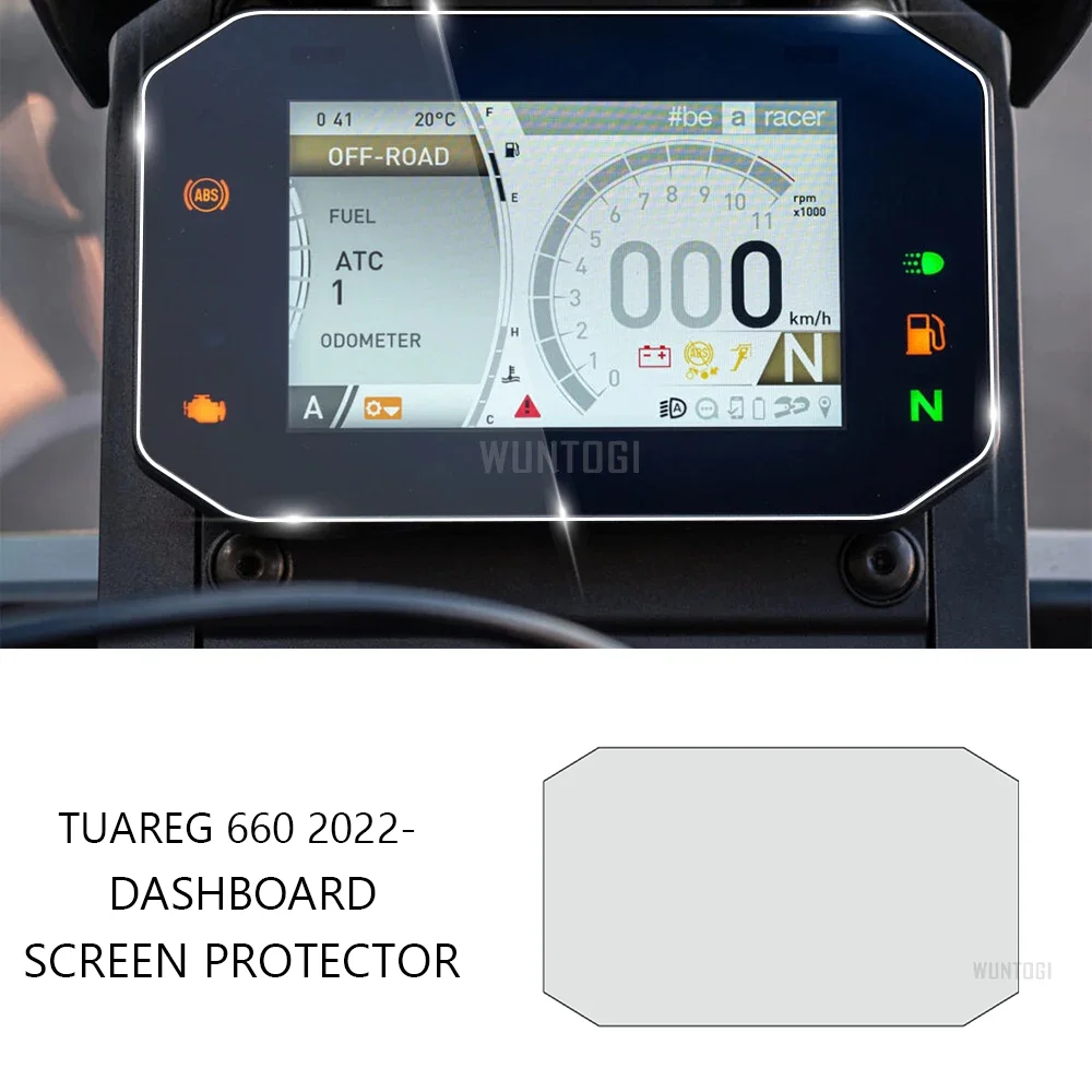 

Tuareg 660 2022 Accessories Anti-glare Scratch Cluster Screen Protection Film Dashboard Screen Protector for Aprilia Tuareg 660