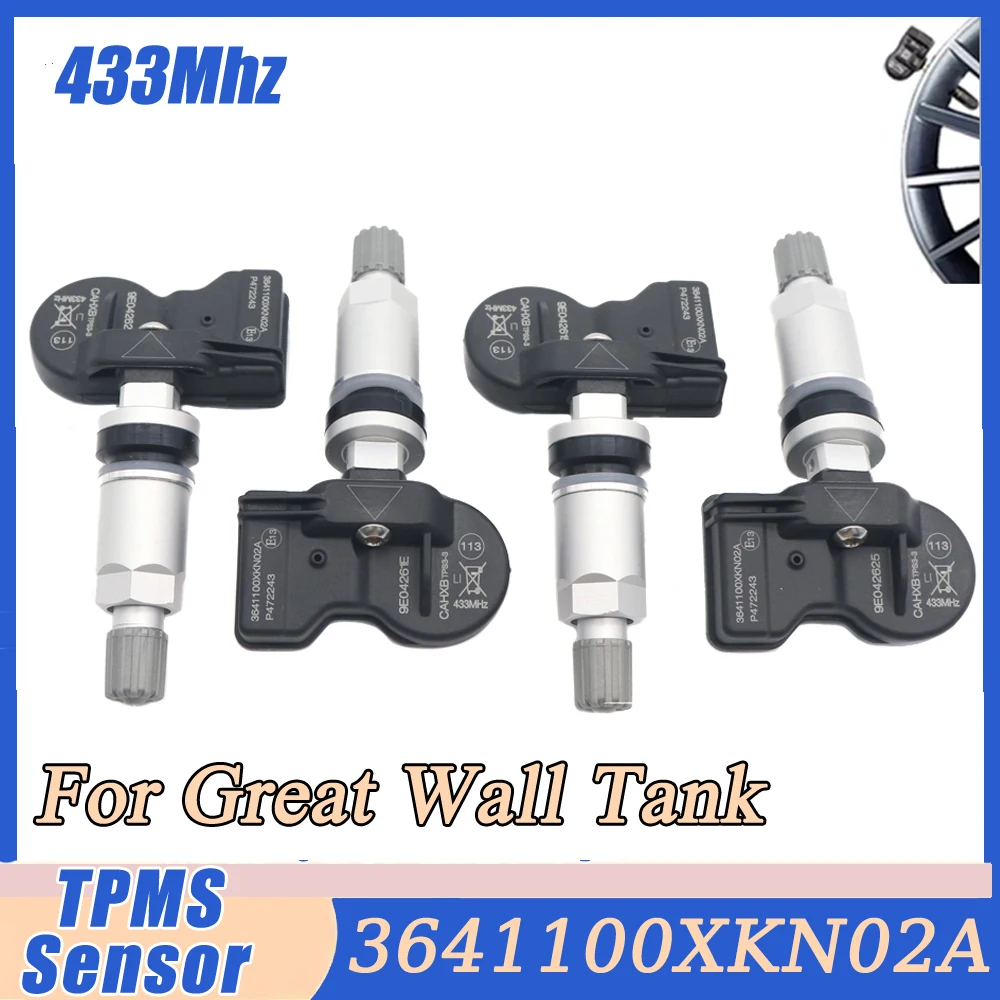 XUAN NEW TPMS Tire Pressure Monitoring Sensor 3641100XKN02A 433MHZ For Great Wall Tank 300 400 500 700 POER For Haval H6 Raptor