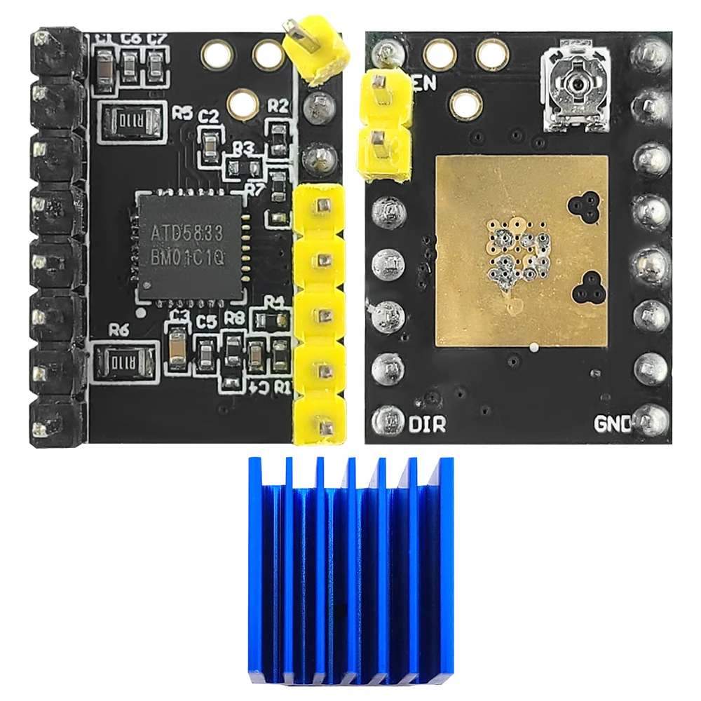 3D Printer Accessories Stepper Motor TMC2209 TMC2208 ATD5833 Ultra-Quiet Drive Module with Heat Sink