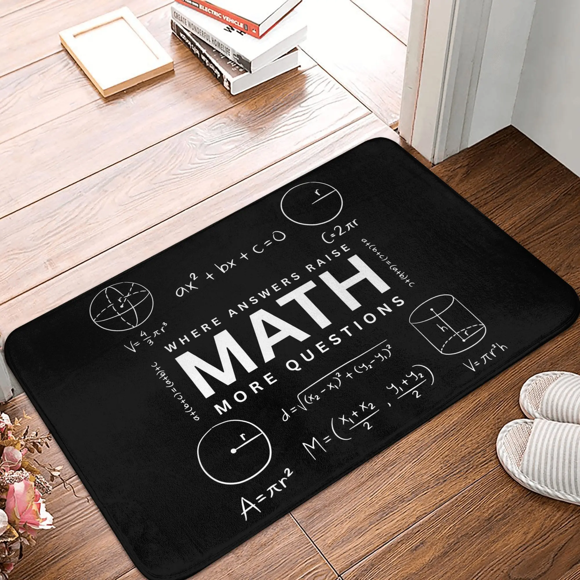 Math Where Answers Raise More Questions Non-slip Doormat Floor Mat  Carpet Rug for Kitchen Entrance Home Balcony Footpad Mats