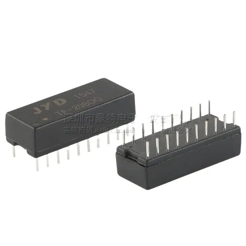 10pcs/ TF-208DG TF-208 DIP20 new Ethernet dual-port 100 M network isolation transformer filter