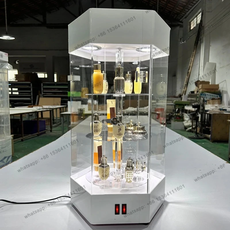 Cosmetics Jewelry Jewelry Display Cabinet Acrylic Boutique Perfume Watch Accessories Rotary Display Stand