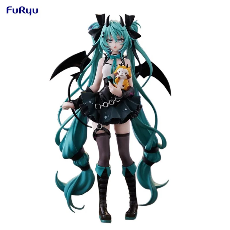 Handgefertigter Teufelshut mit Hatsune Miku Katzenohren, Anime-Dekoration, Schönes Mädchen PVC-Modell, Niedlicher Sammler-Katzenohren-Hut