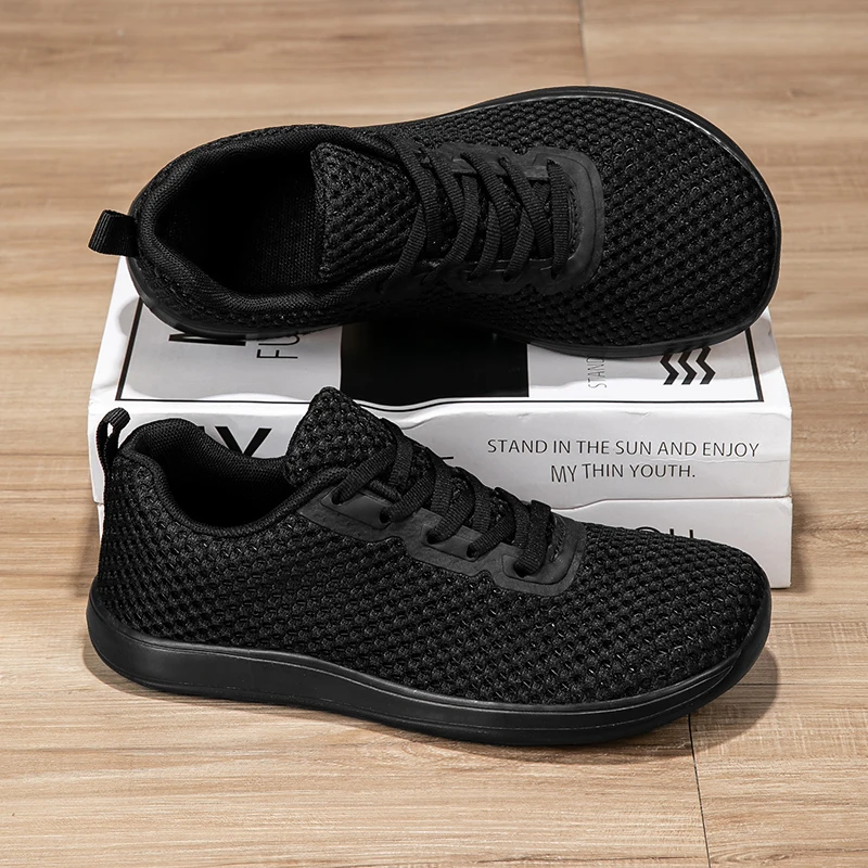 زوجين الحد الأدنى أحذية رياضية الرجال النساء تنفس أحذية مشي واسعة اصبع القدم حافي القدمين صفر قطرة أحذية عادية خفيفة الوزن أحذية للمشي