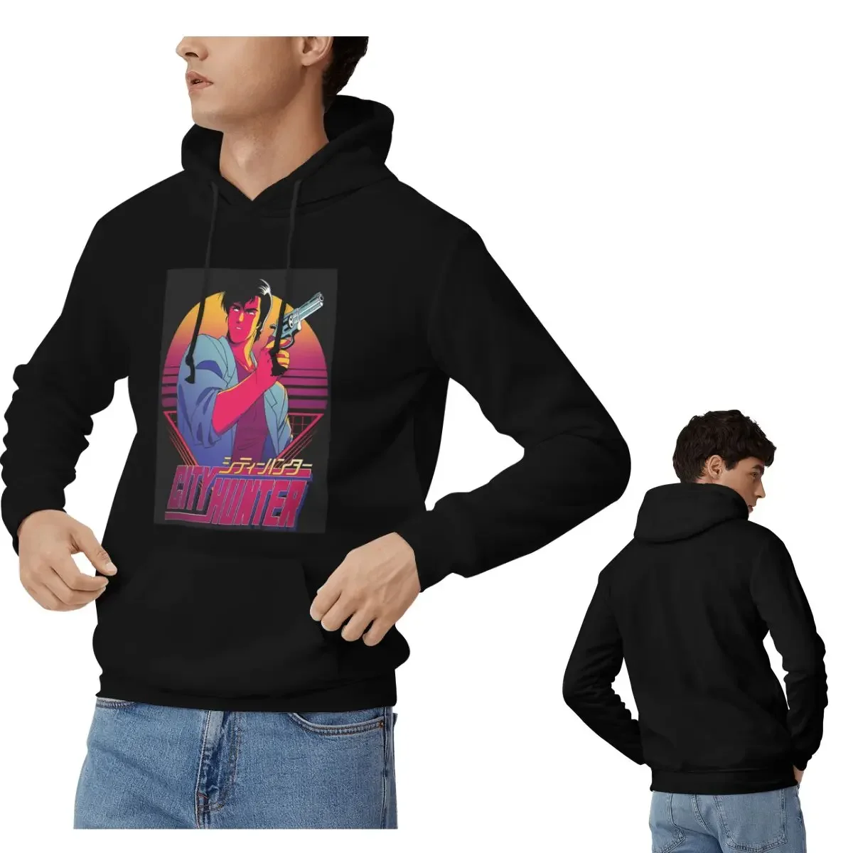 

Neon Hunter Hoodies Men's Women Casual Pullover Sweatshirt Fashion Long Sleeve Streetwear Autumn Winter