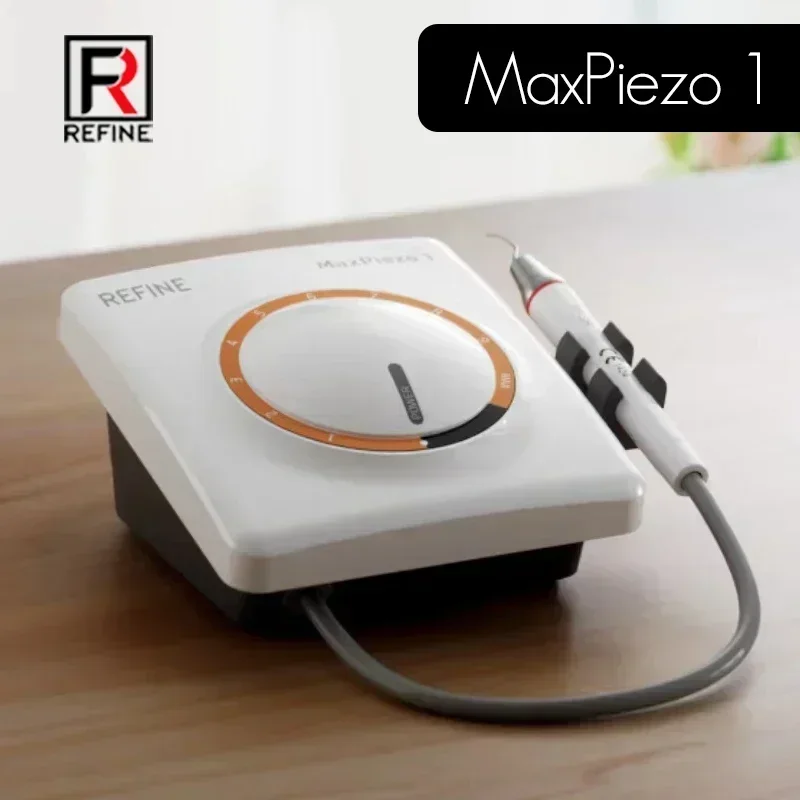 Refine Max Piezo 1 초음파 핸드피스, 플라크, 치석 얼룩, 더 밝은 건강한 미소, 부드럽게 제거