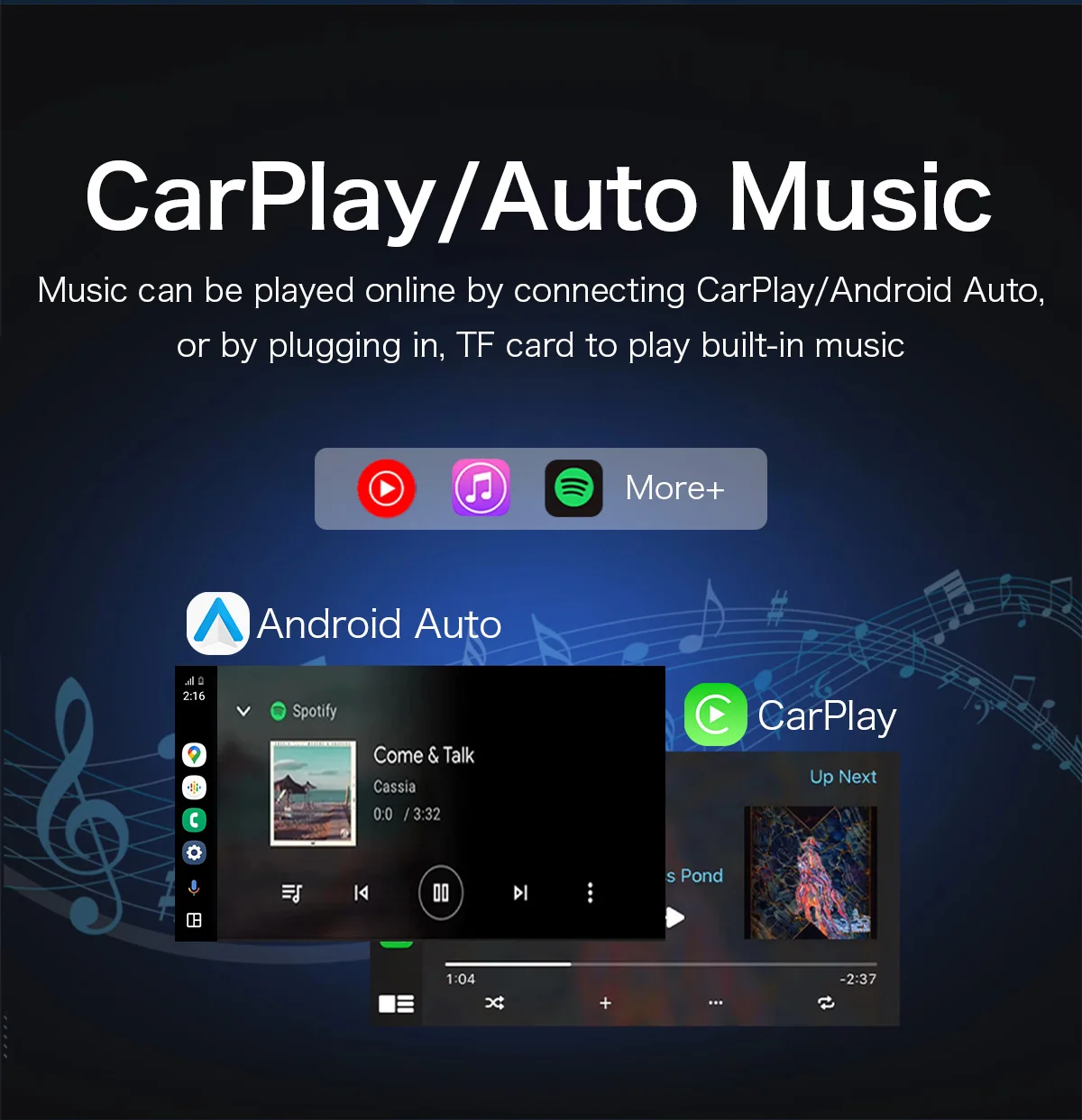 2026 Android 14 Plug & Play Car Tv Box 2+16G Smart CarPlay Box 3 in 1 Wireless Android Auto Car Adapter For YouTube Netflix view 4