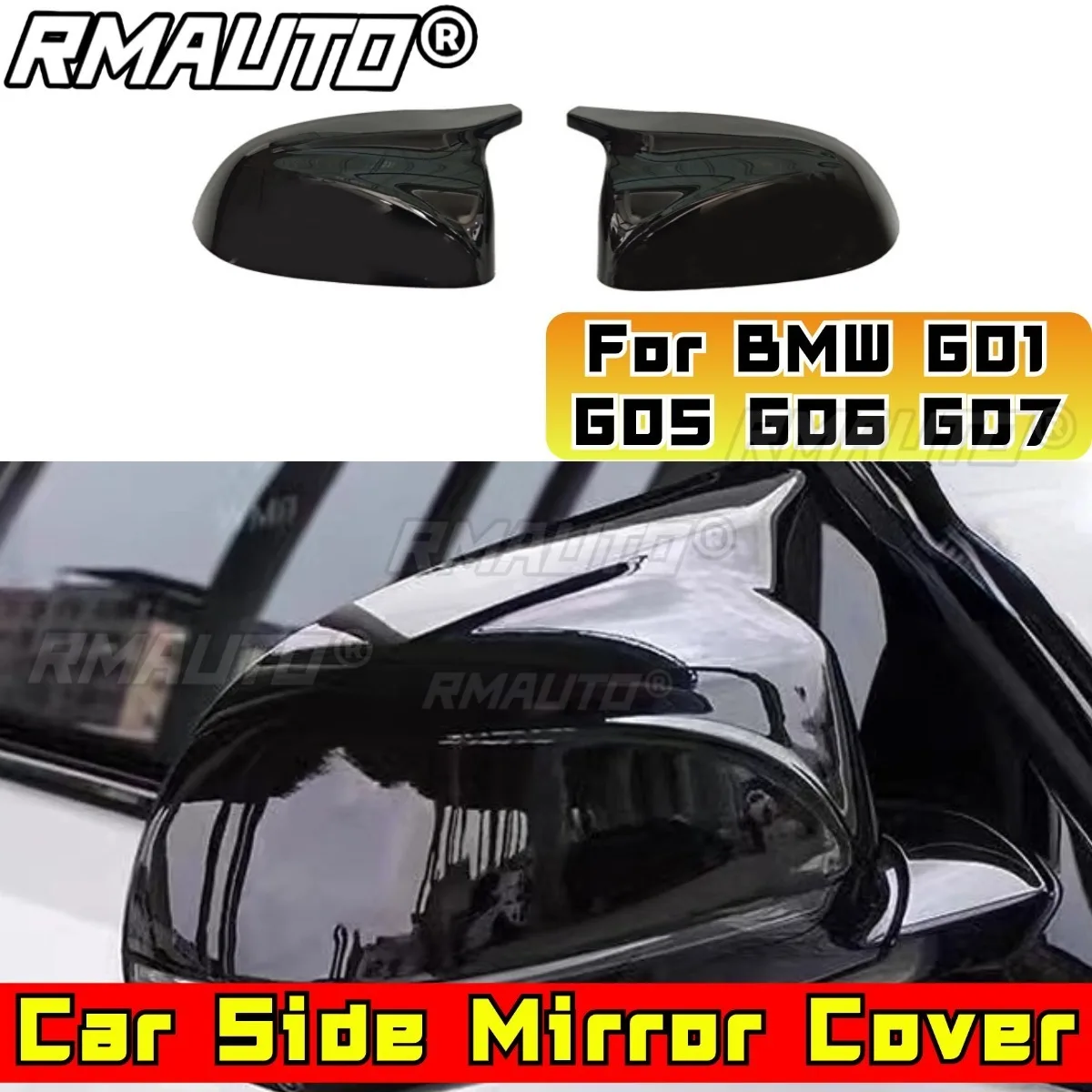 

Car Rearview Protect Side Mirror Cover Body Kit For BMW G01 G05 G06 G07 Rearview Mirror Cover Trim Car Accessories