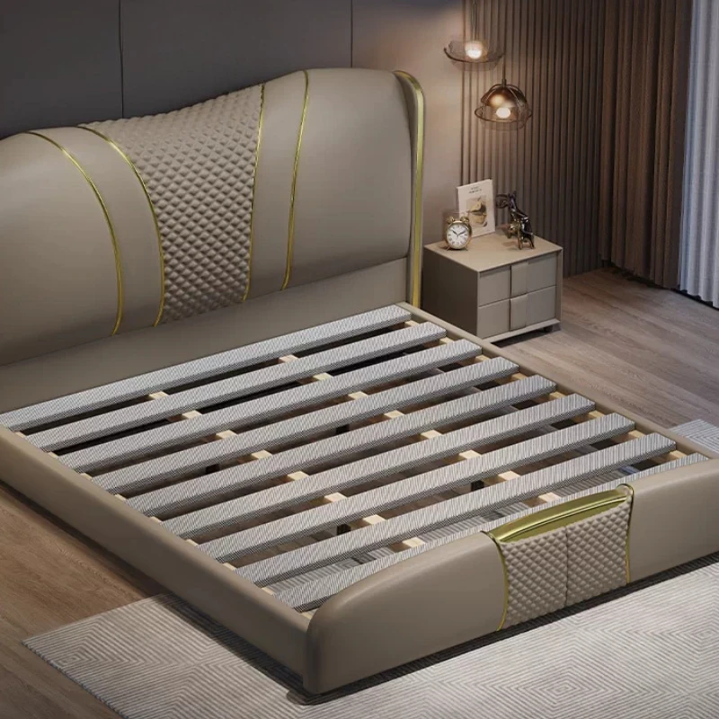 European Simple Bed Bedroom Double Queen Full Girls Sleeping Children Luxury Bed Design Single Letto Matrimoniale Home Furniture