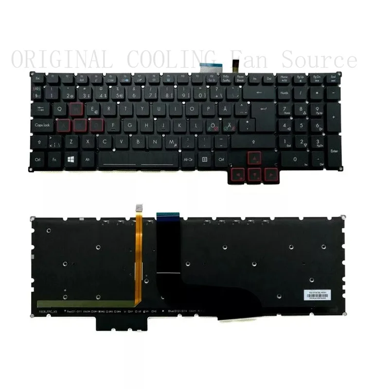R+  FOR Acer Predator G9-791 G9-792 G9-793 GX-791 GX-792 Black Backlit UK Keyboard