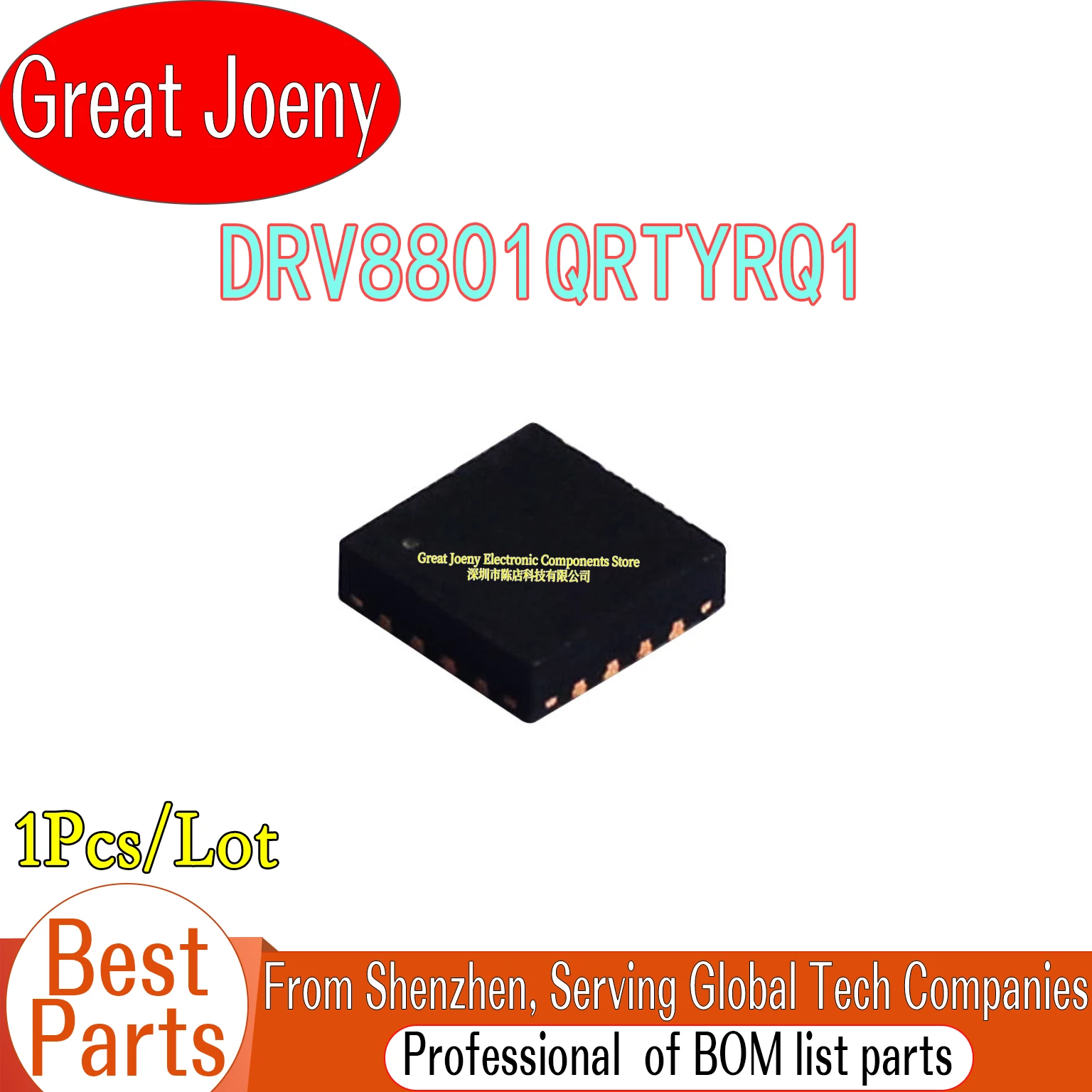 

100% New Original DRV8801 DRV8801QRTYRQ1 DRV8801Q IC Chipset QFN-16