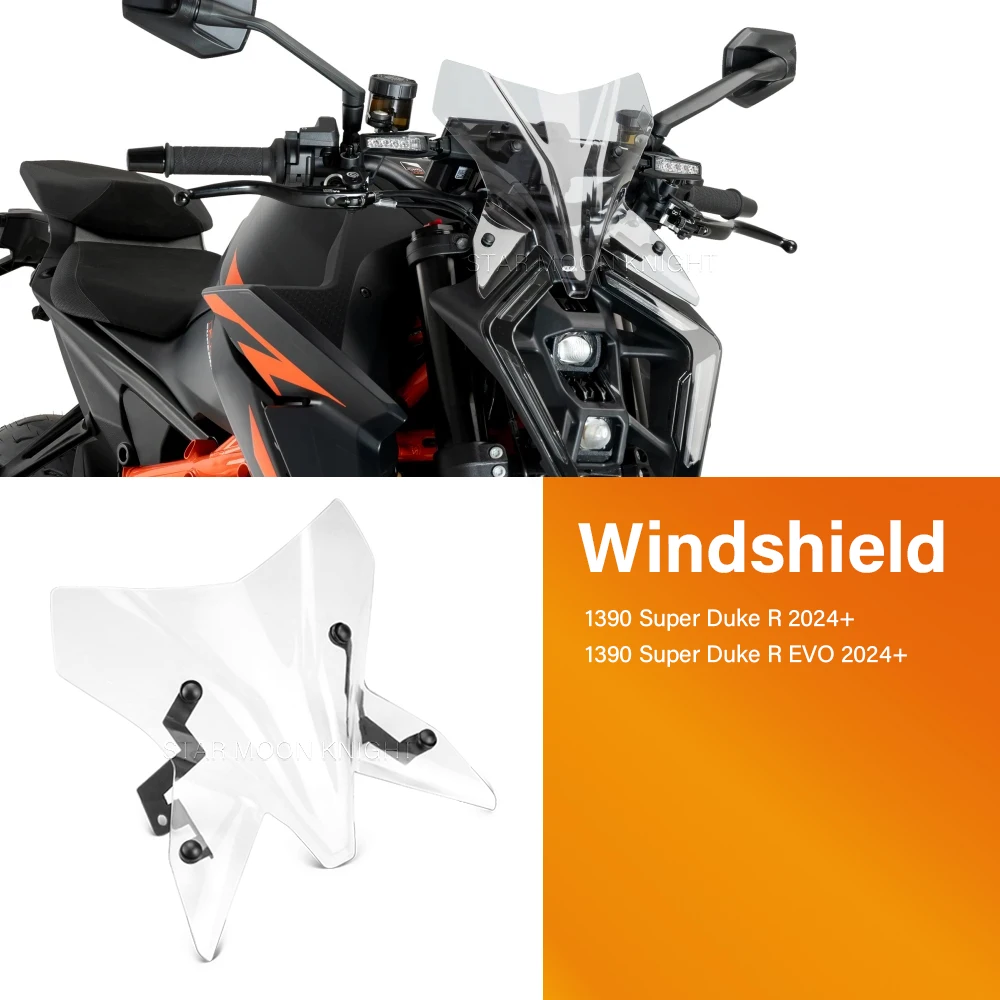 

1390 Super Duke R Front Wind screen Fairing For 1390 Super Duke R Evo Accessories Windshield Deflector