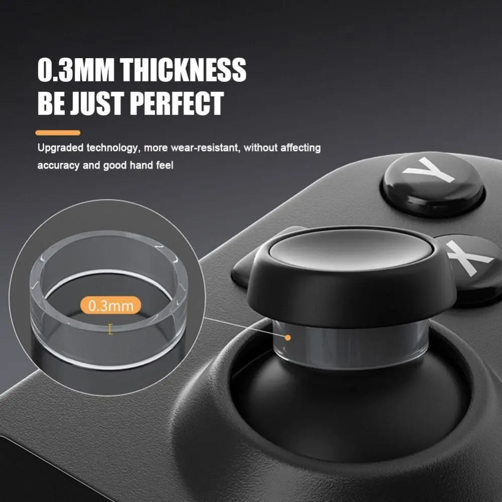 For Steam Deck/Quest2/Pico4 Protect Joystick Silicone Ring Wear Resisting Rubber Joystick Cover for Rog Ally