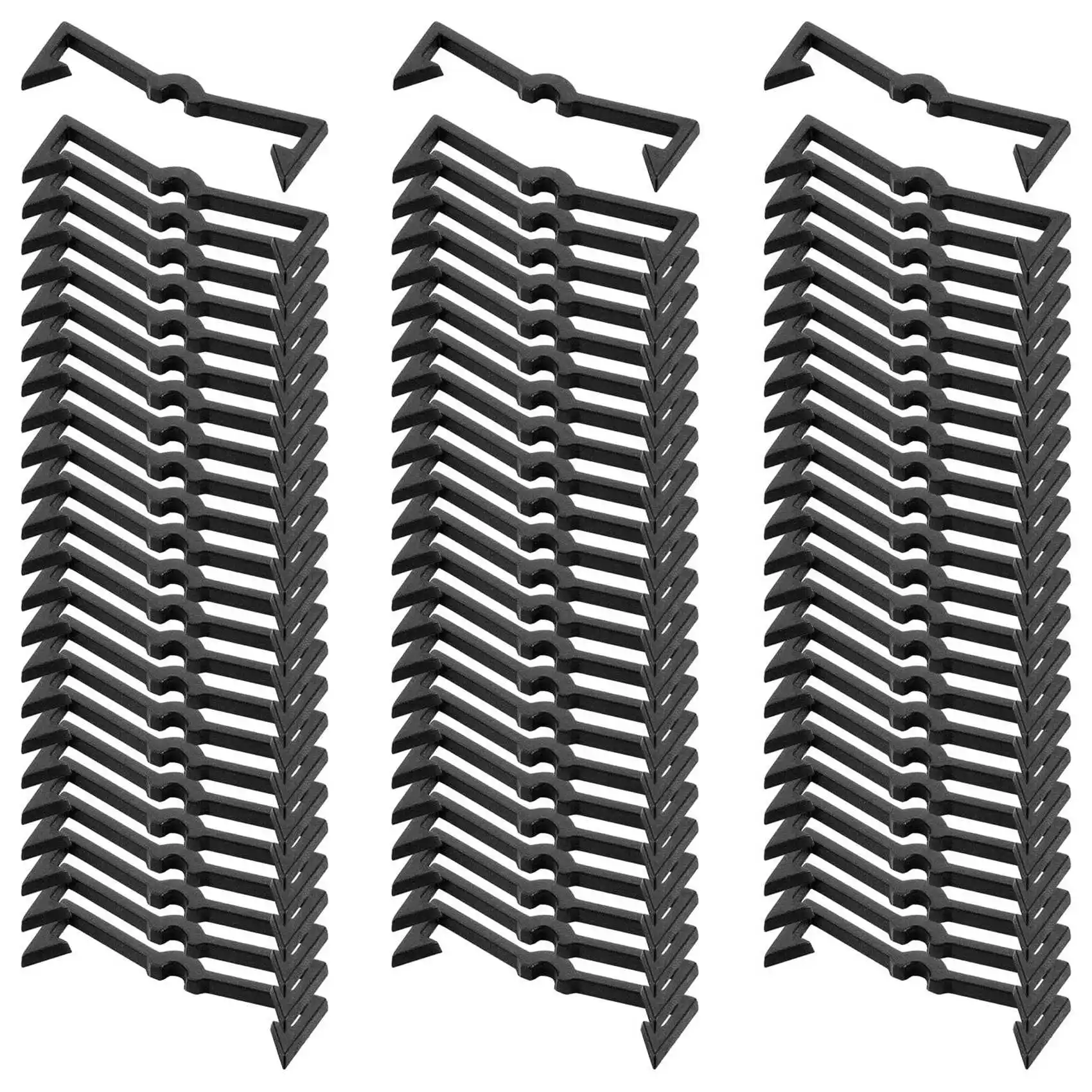 100 Pieces of Plastic Pegboard Hook Lock Pegboard Display Hook Storage Rack