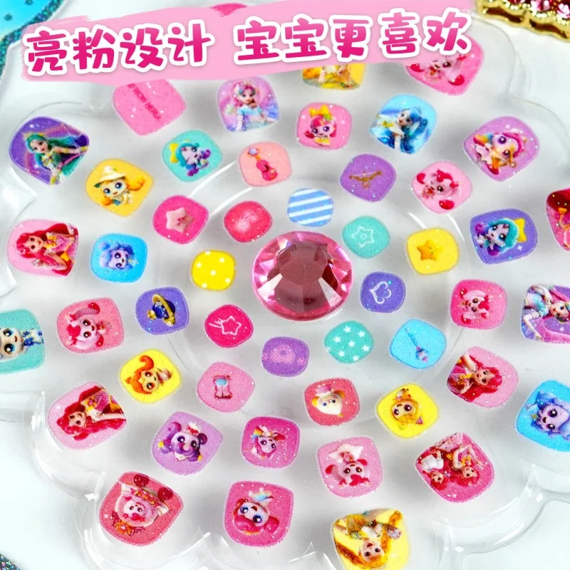 

Catch Teenieping Nail Stickers Waterproof Non Toxic Cartoon Self Adhesive 48 Pieces Diy Nail Art Decoration For Beauty Lovers