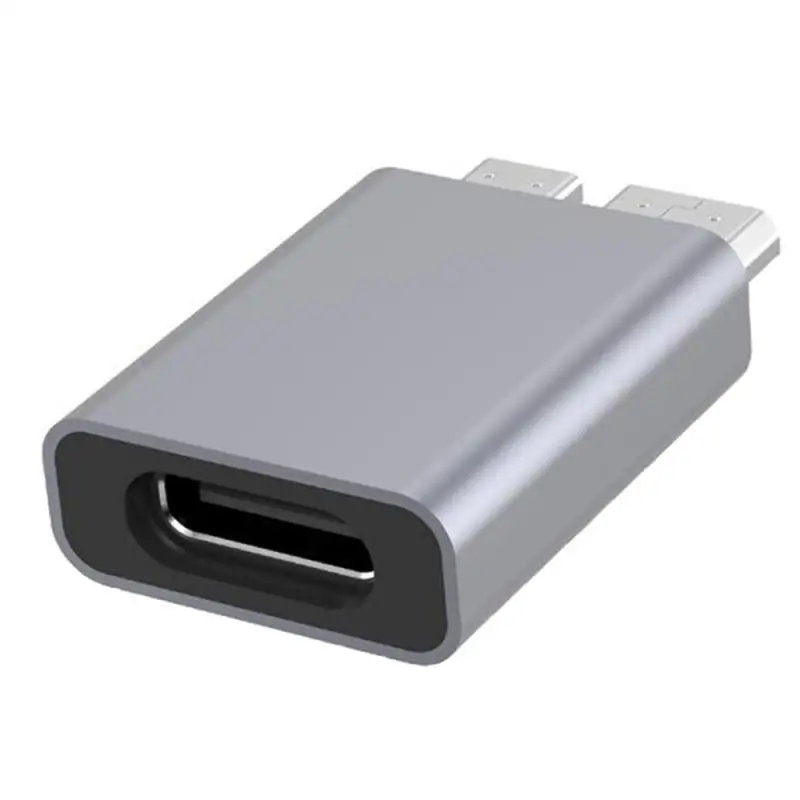 Adaptador C a Micro B USB3.0 tipo C hembra a Micro B macho carga rápida USB Micro 3,0 a tipo C súper velocidad para hdD