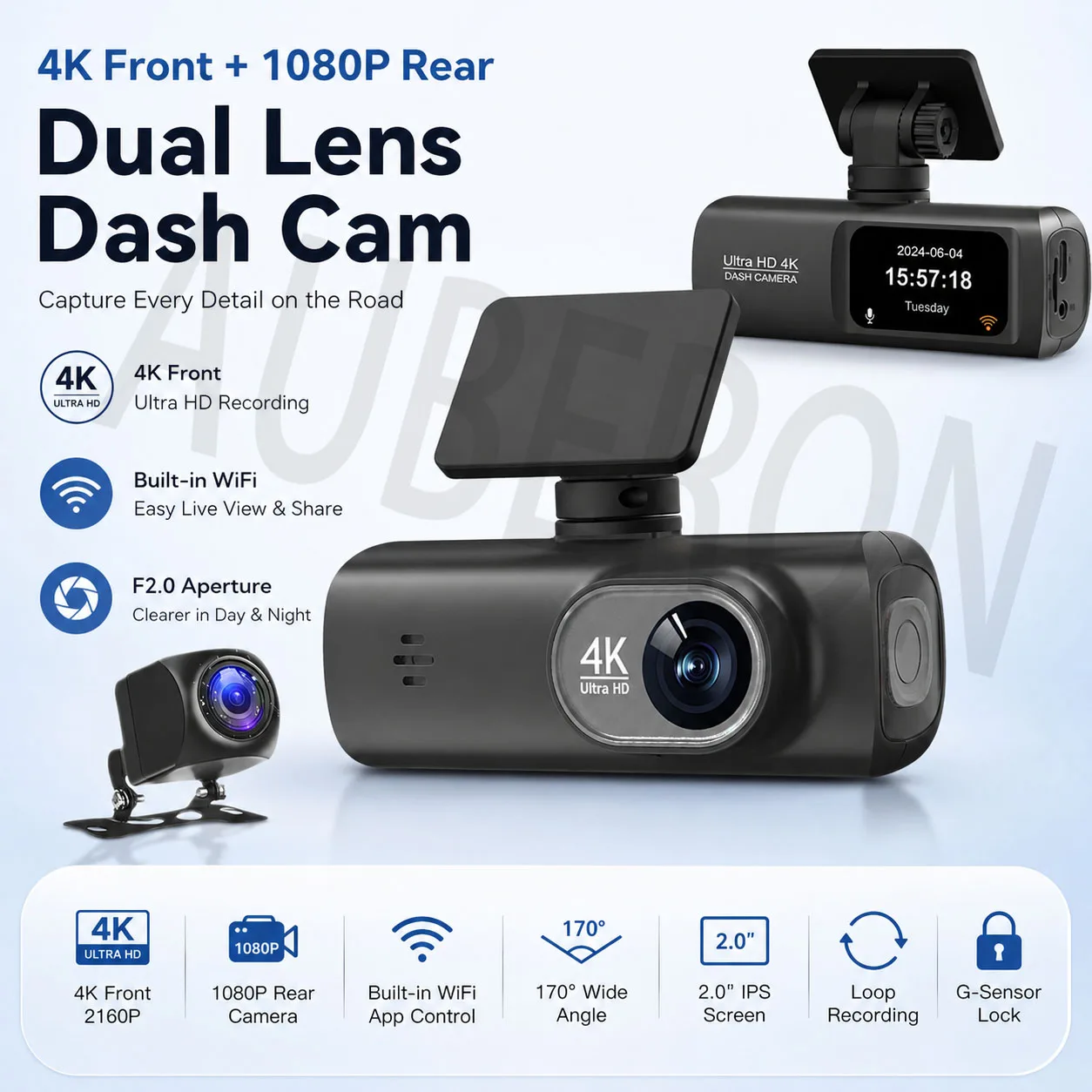 uhd-4k-wifi-dash-cam-dual-lens-driving-recorder-car-dvr-optional-1080p-rear-lens-camera-night-vision-g-sensor-loop-recording