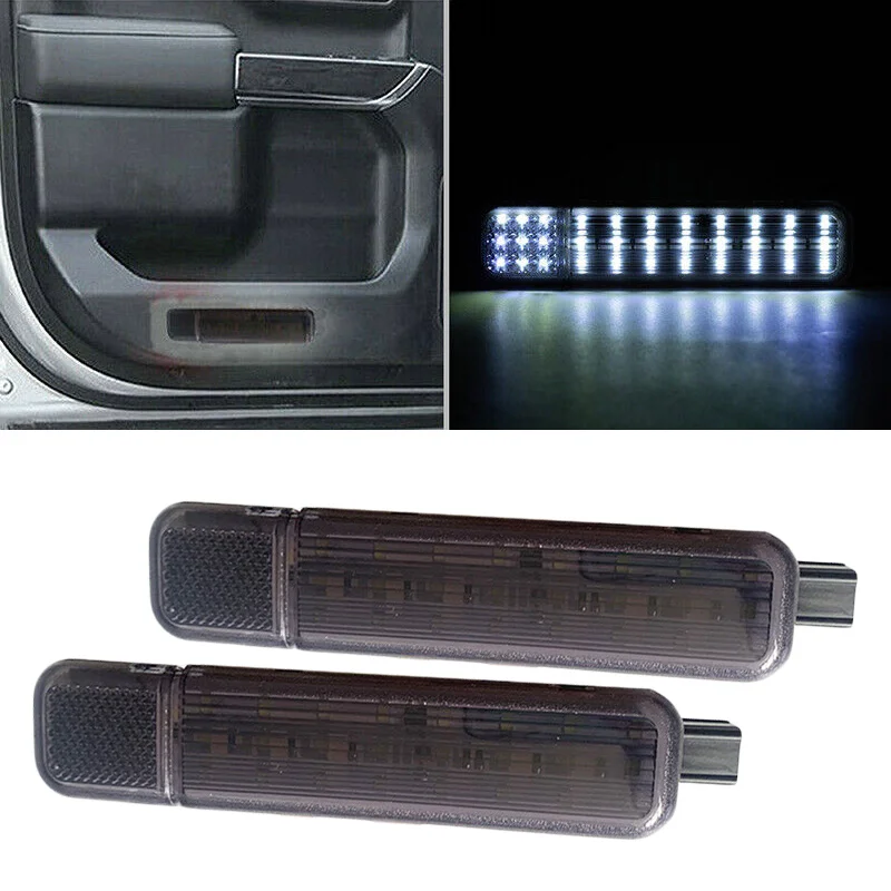 15021517 1 Pair Interior Door Panel Courtesy LED Lamp Light 15021518 Fit for Chevrolet C/K Suburban Silverado GMC Sierra Yukon