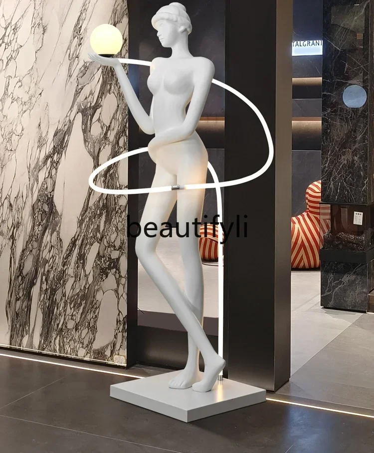 

z.FGLuce decorativa del pavimento del personaggio creativo della sala espositiva della finestra dell'armadio della TV dell'entra