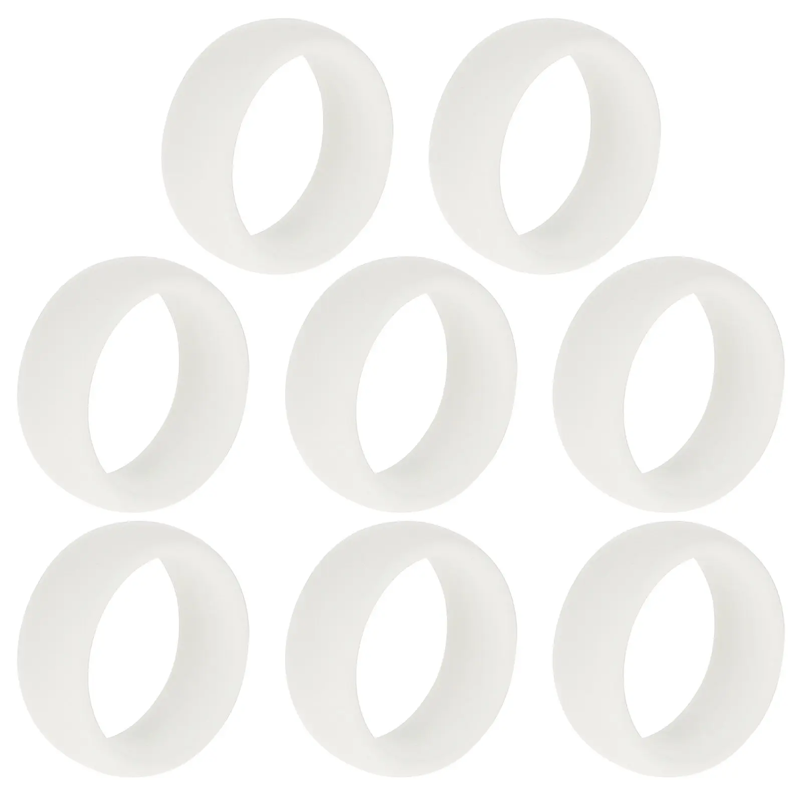 8Pcs Silicone Sports Rings for Men & Women – Sweatproof, Non-Slip, Gym, Swimming, Diving, Wedding Ring Protectors