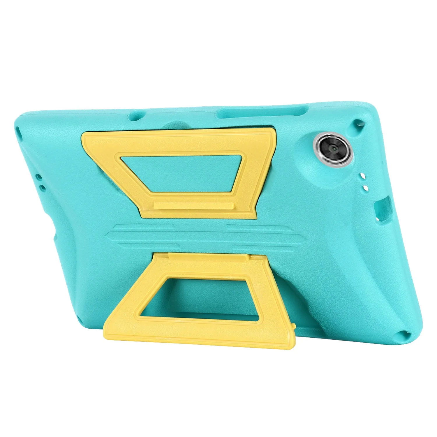 

For Lenovo Tab M10 HD Gen 2 TB-X306F/TB-X306X Kickstand Design Tablet Case Hand Grip EVA + PC Protective Cover with Shoulder Str