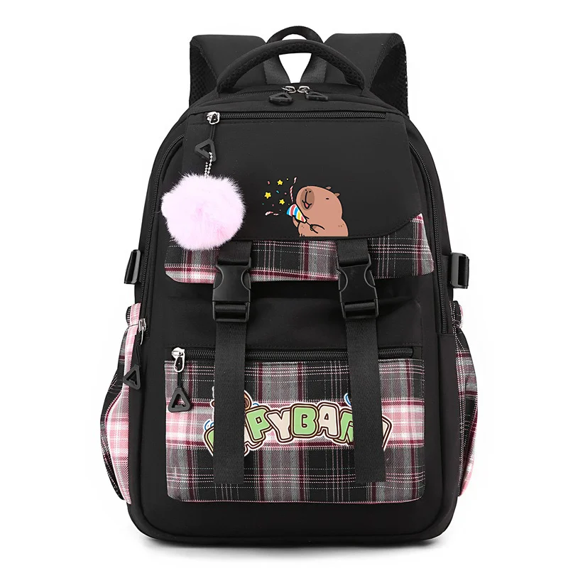 Waterproof Kids Girls Backpack Large Capacity School Bag Elementary Primary Middle School Student Book Bag Practical Versatile