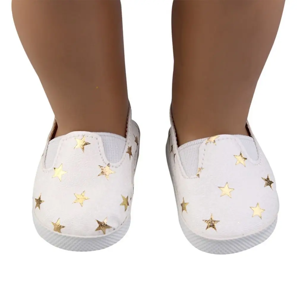 Doll Accessories High Quality BJD Doll Canvas Shoes Mini Cute Star Doll Shoes Colorful 7cm Mini Casual Shoes Girl Gift